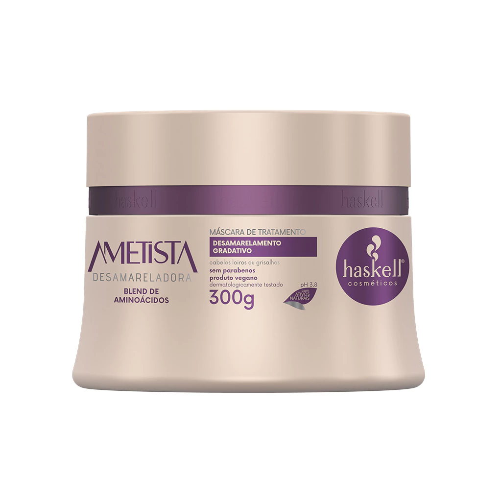 Máscara Desamareladora Ametista Haskell 300g