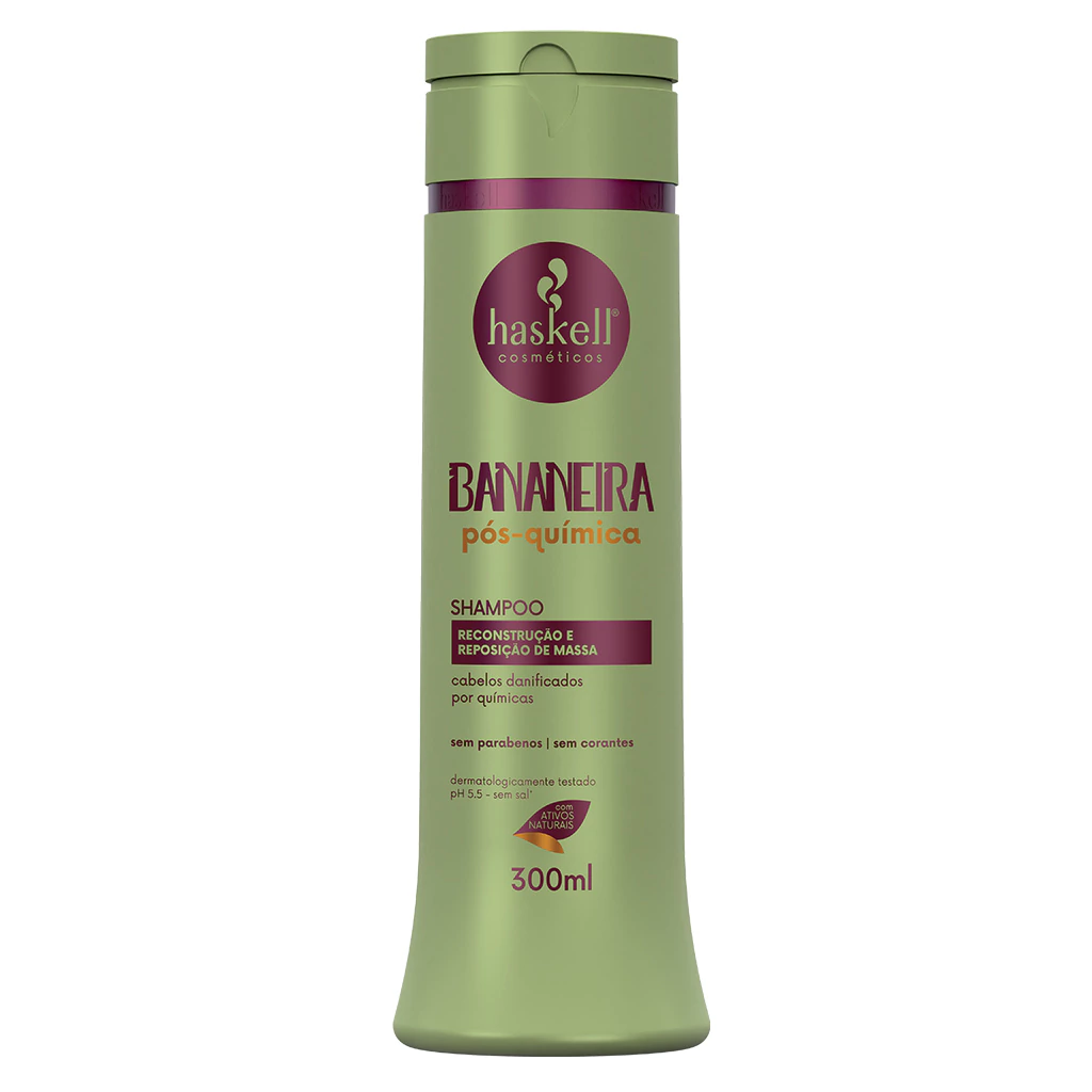 Shampoo Reconstrução Pós-Química Bananeira Haskell 300ml