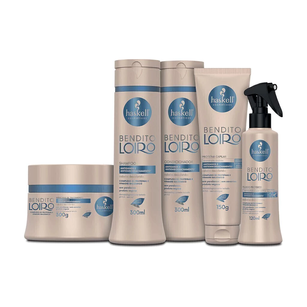 Kit Oficial Haskell Bendito Loiro Antidanos (5 itens)