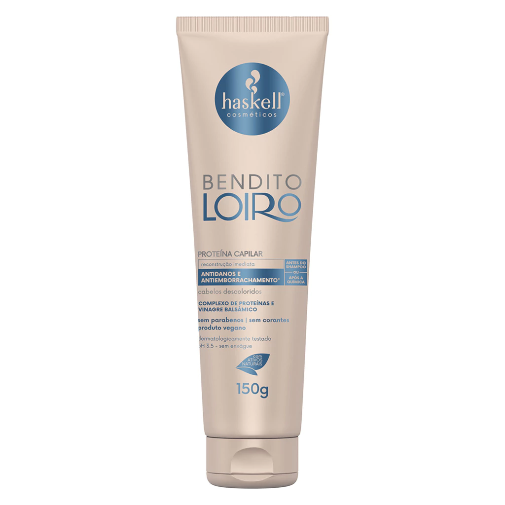 Proteína Capilar Repositora Bendito Loiro Haskell 150g