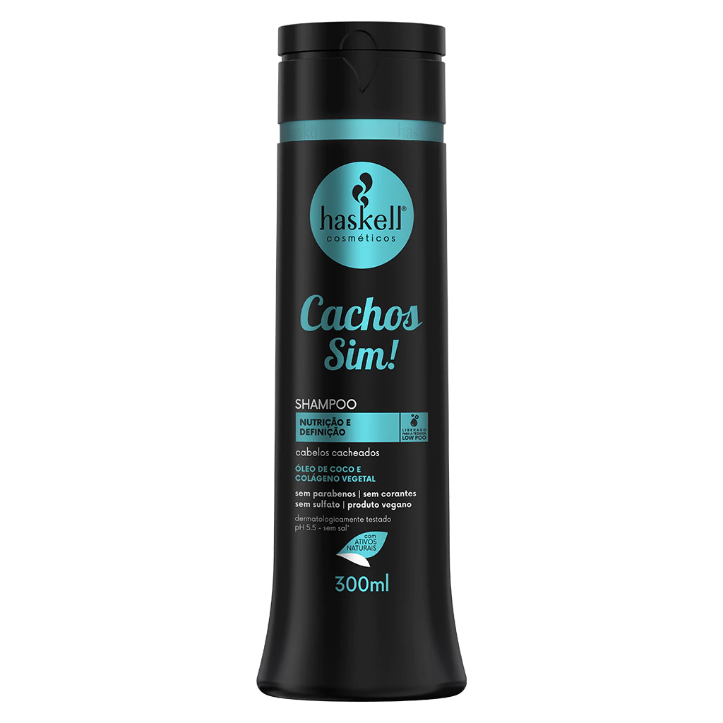 Shampoo Nutrição e Definição Cachos Sim! Haskell 300ml