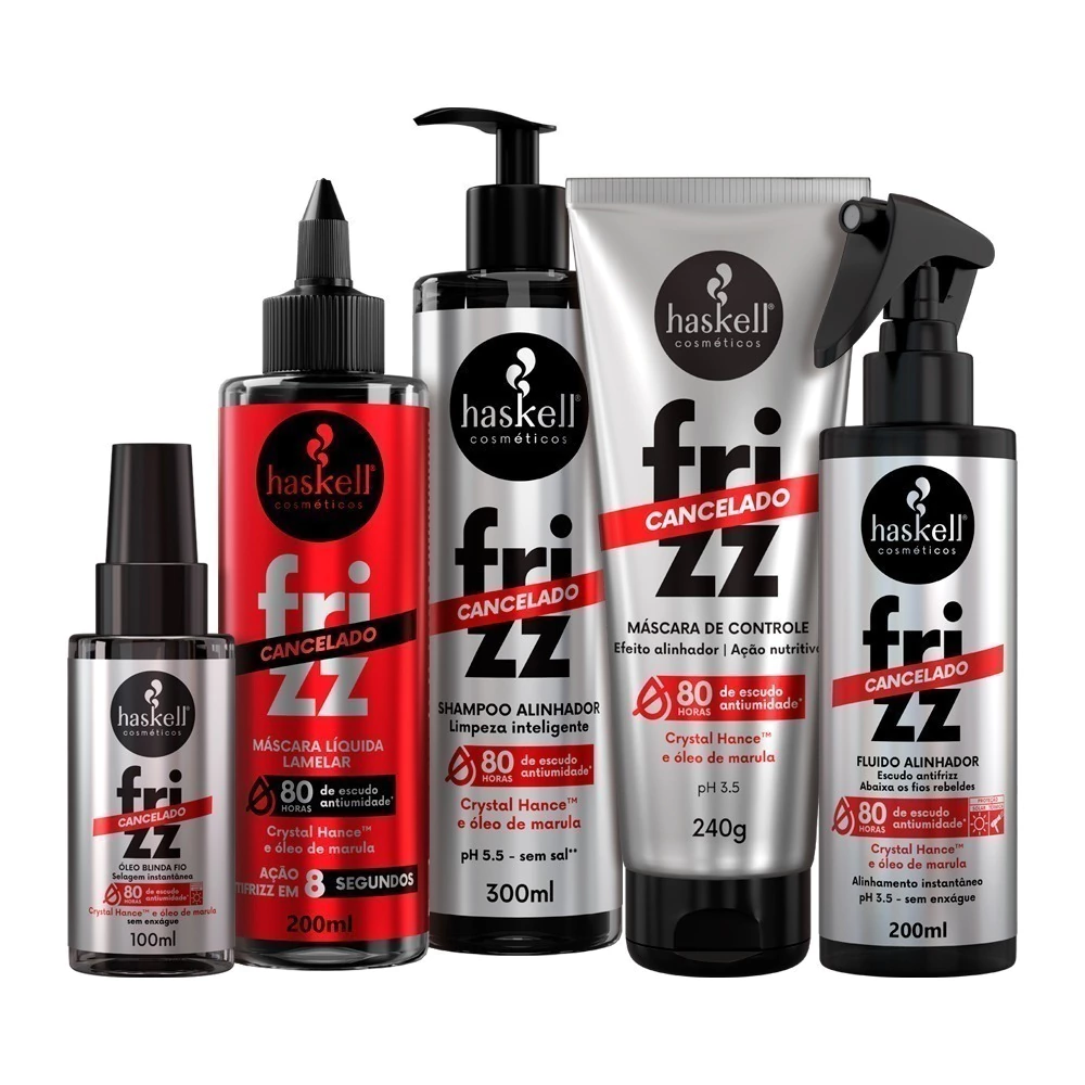 Kit Haskell Frizz Cancelado (5 Passos)