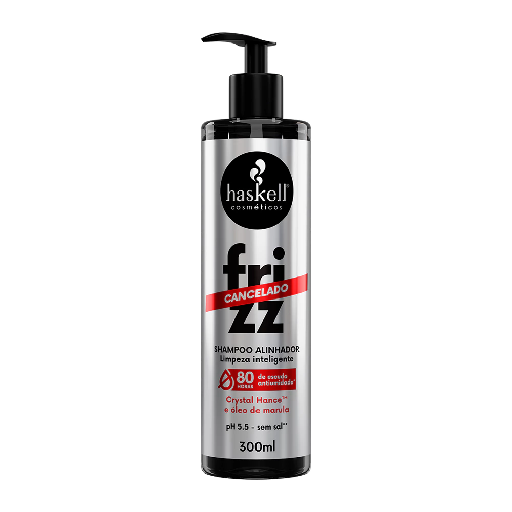 Shampoo Alinhador Antifrizz Frizz Cancelado Haskell 300ml