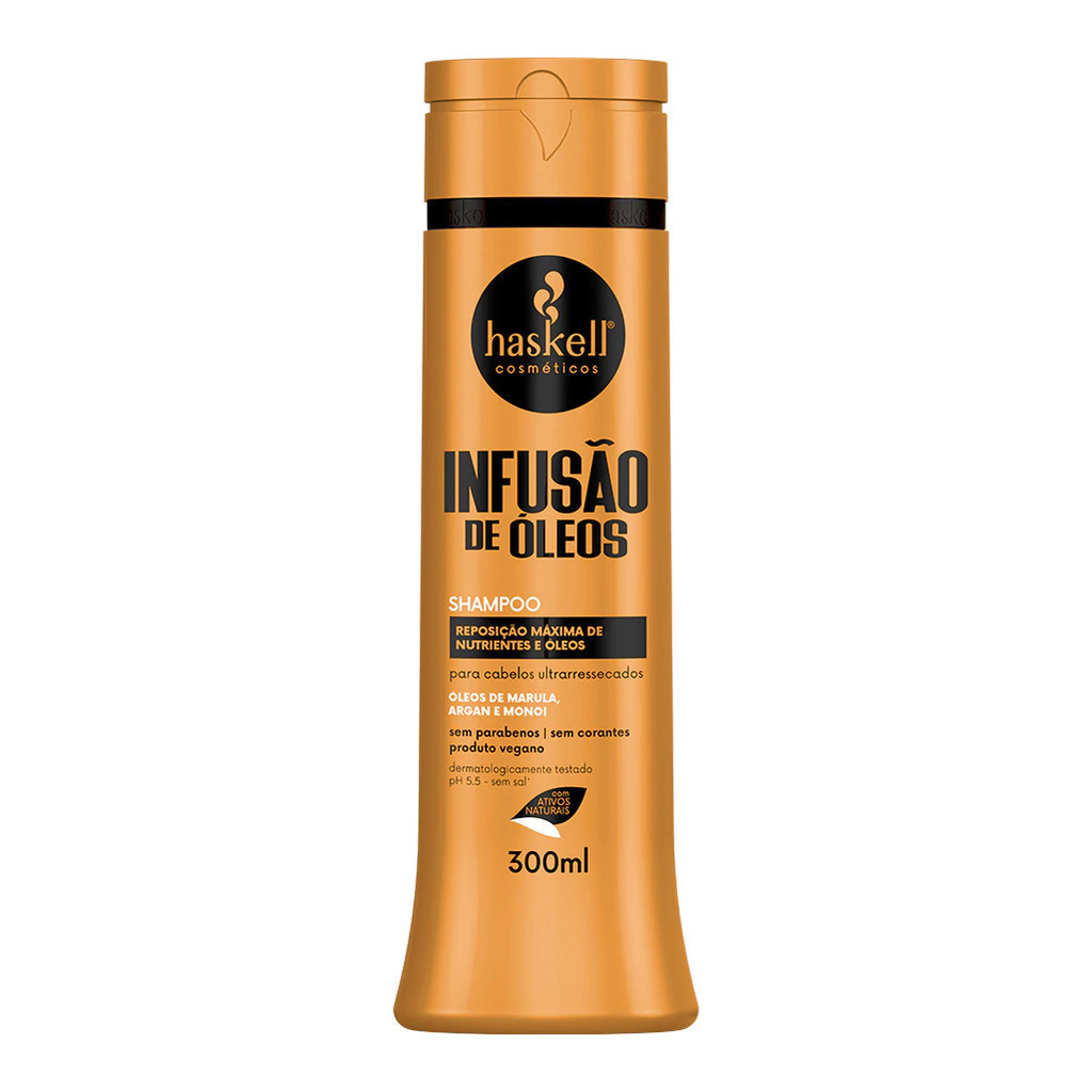 Shampoo Nutritivo Infusão de Óleos Haskell 300ml