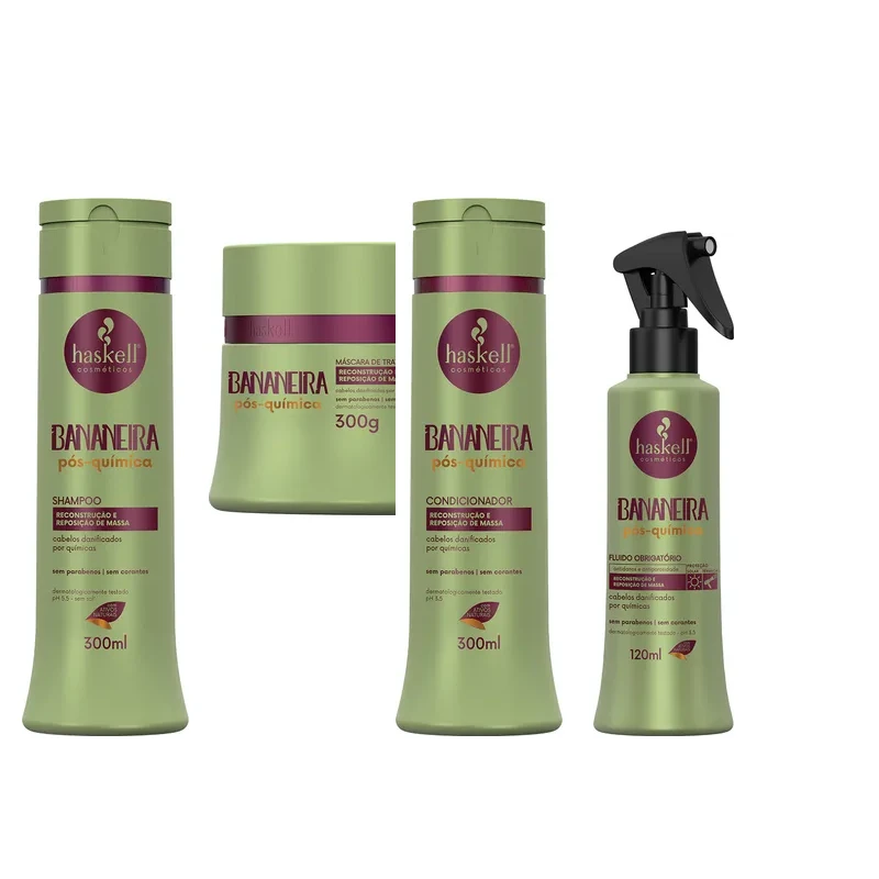 Combo personalizado Bananeira Pós-Química (4 produtos)