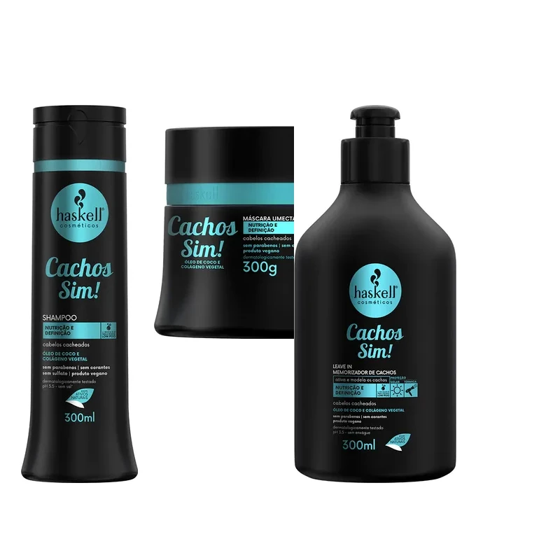 Combo personalizado Cachos Sim! (3 produtos)
