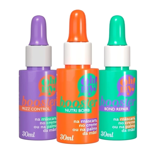 Trio Gotas Mágicas Boosters Oh My! (3 Frascos 30ml)