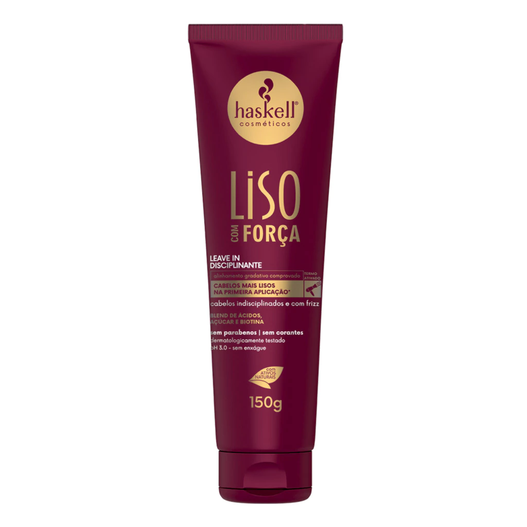 Leave-in Disciplinante Liso com Força Haskell 150g