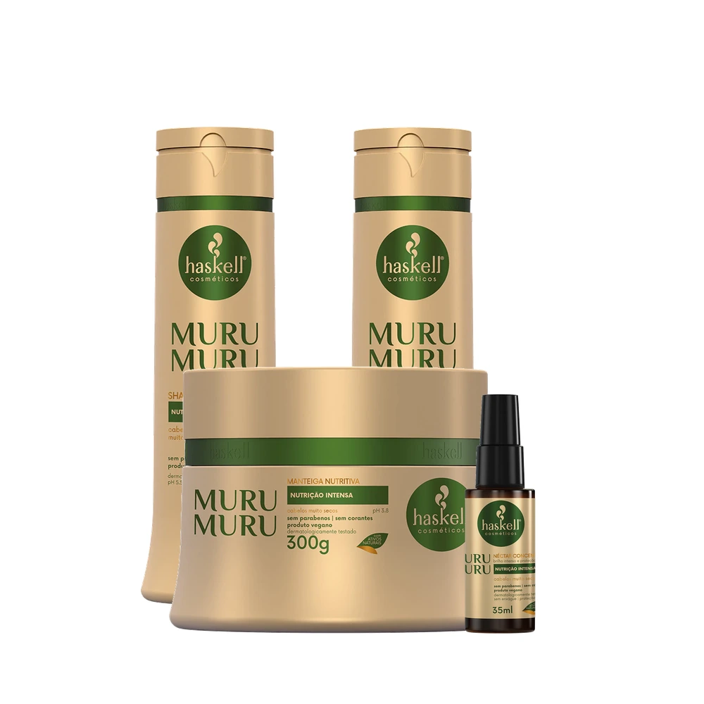 Kit Haskell Murumuru Nutrição Intensa (4 itens)