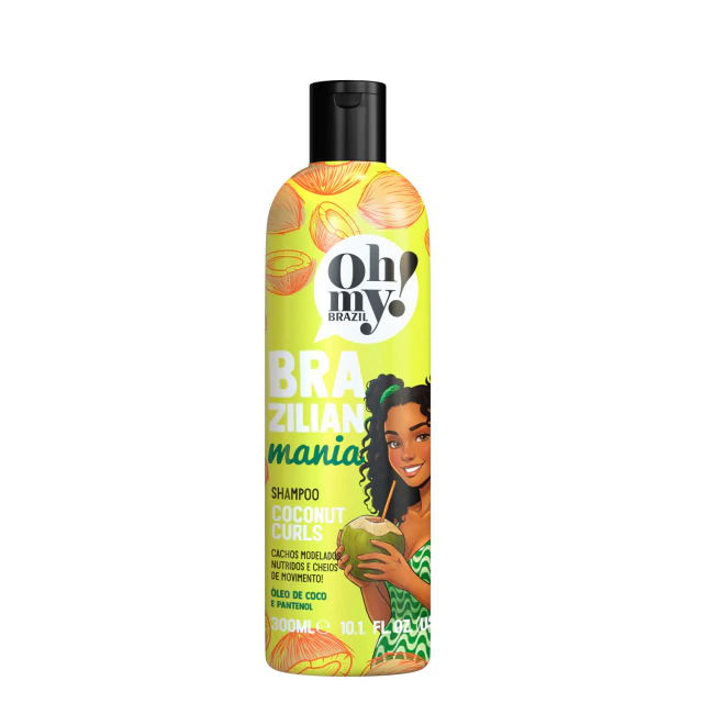 Shampoo Coconut Curls Brazilian Mania Oh My! 300ml