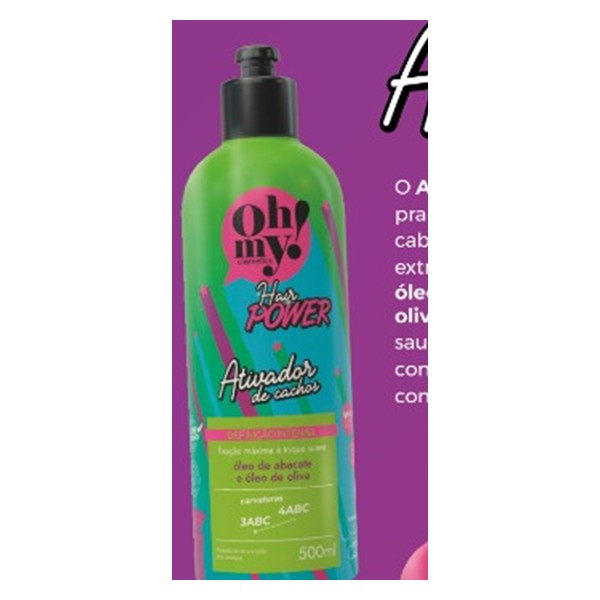 Ativador de Cachos Hair Power Oh My! 500ml