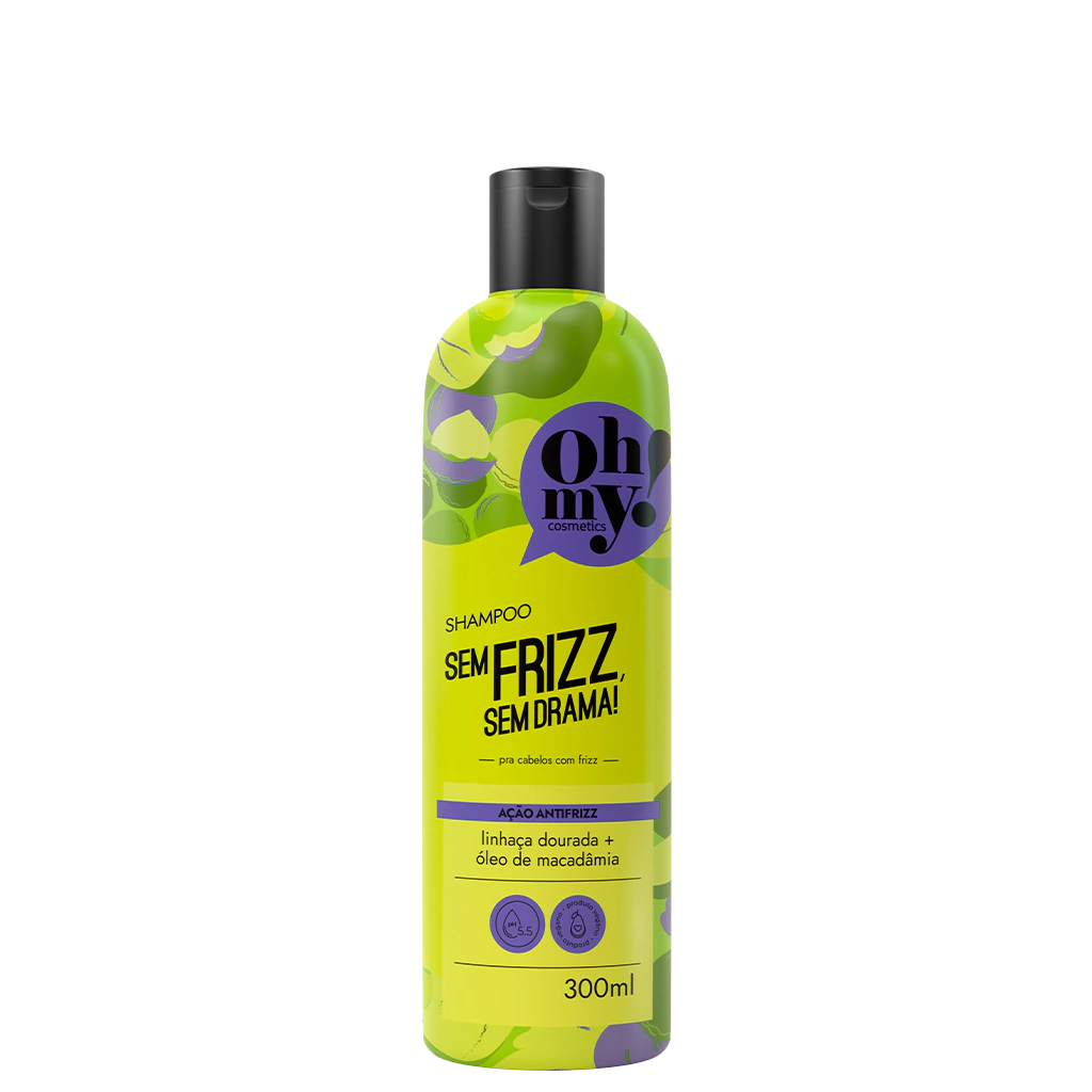 Shampoo Antifrizz e Nutrição Sem Frizz, Sem Drama! 300ml
