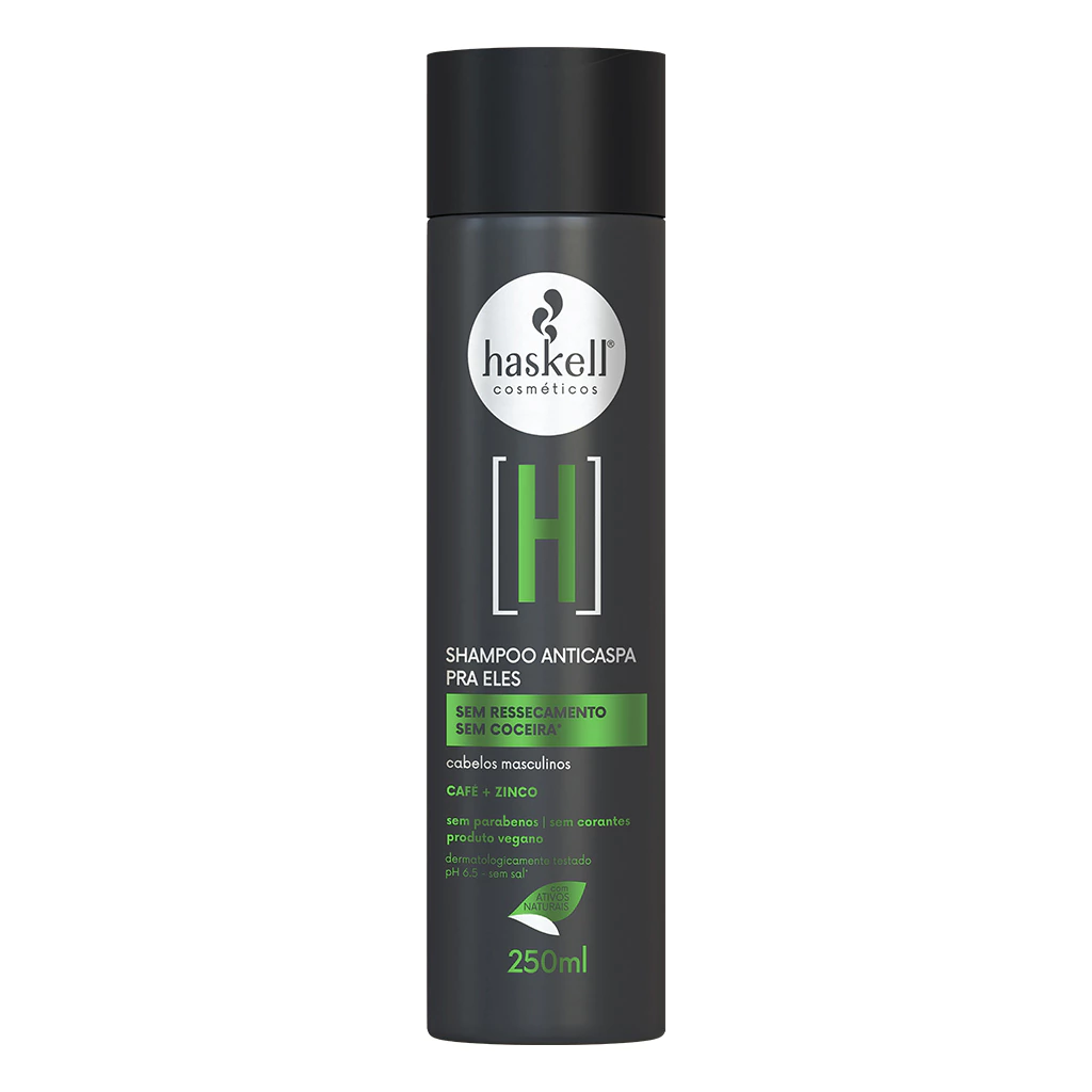 Shampoo Anticaspa 2 em 1 Pra Eles [H] Haskell 250ml