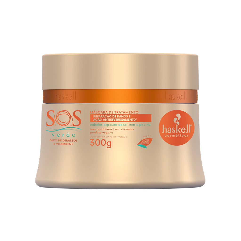 Máscara Reparadora S.O.S Verão Haskell 300g