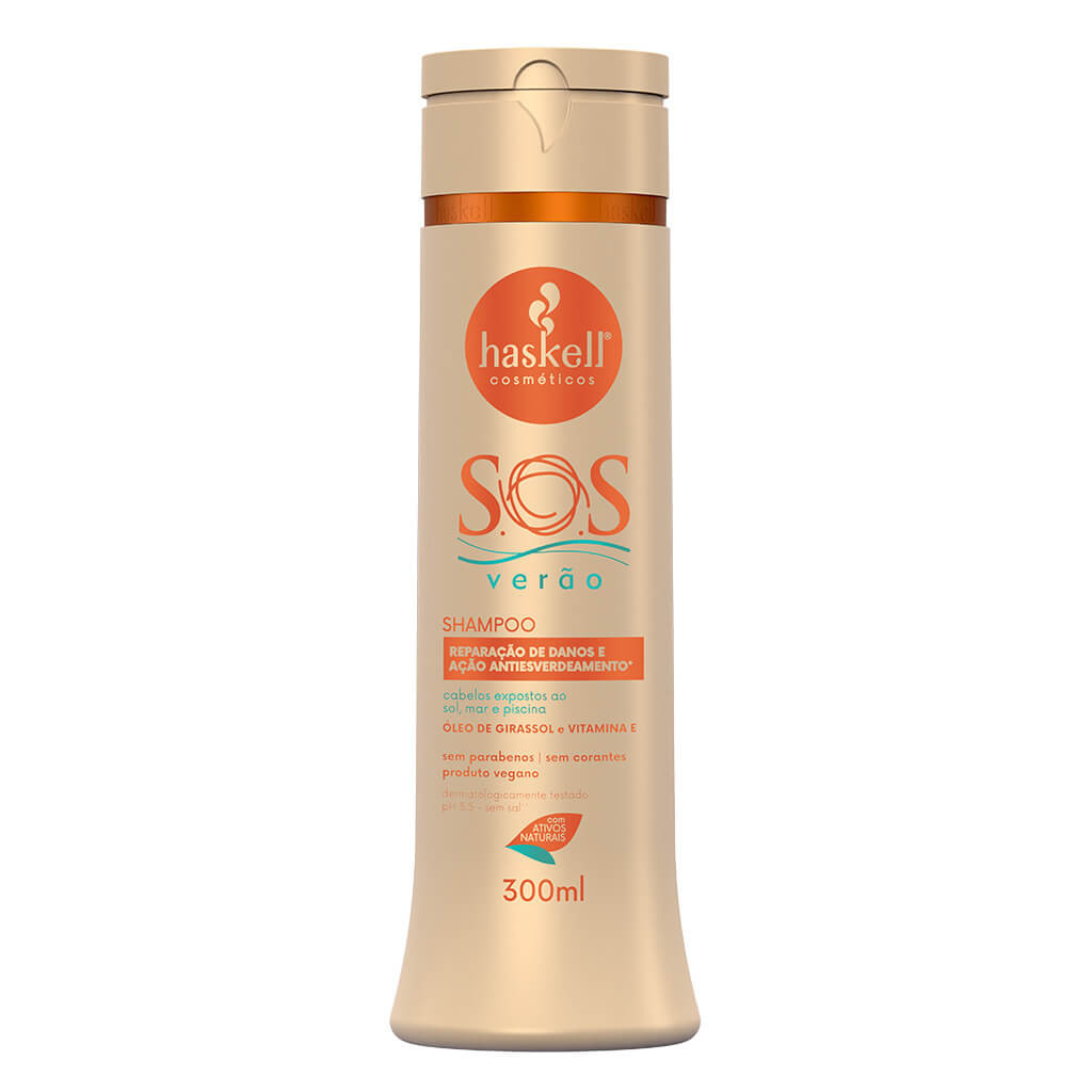 Shampoo Pós-Sol S.O.S Verão Haskell 300ml