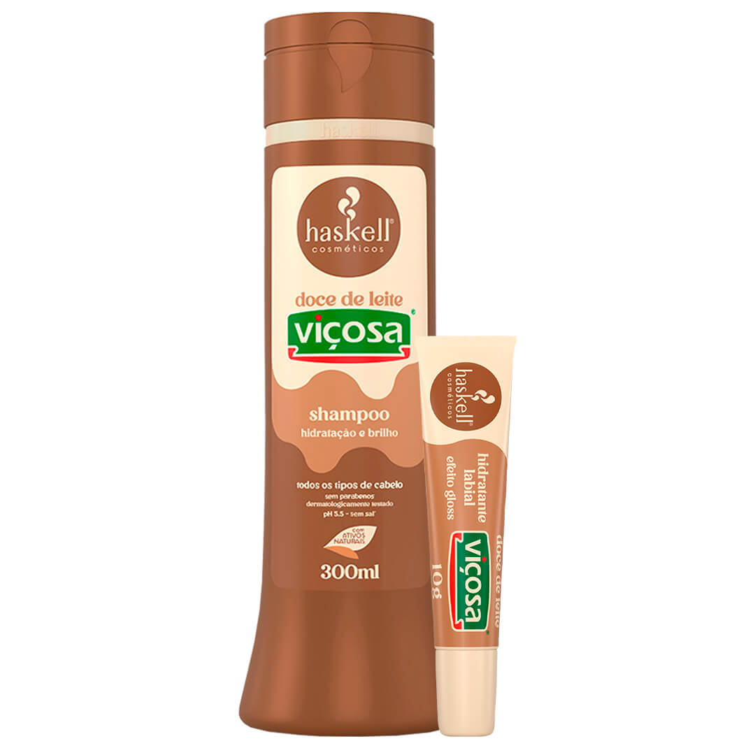 Hidratante Labial Efeito Gloss Doce de Leite Viçosa Haskell 10g