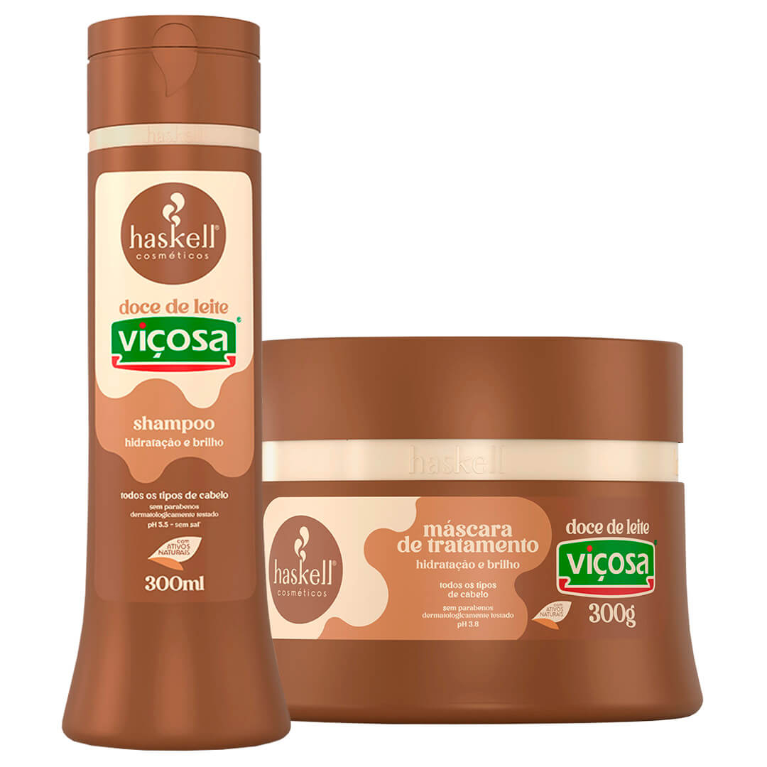 Máscara de Tratamento Doce de Leite Viçosa Haskell 300g