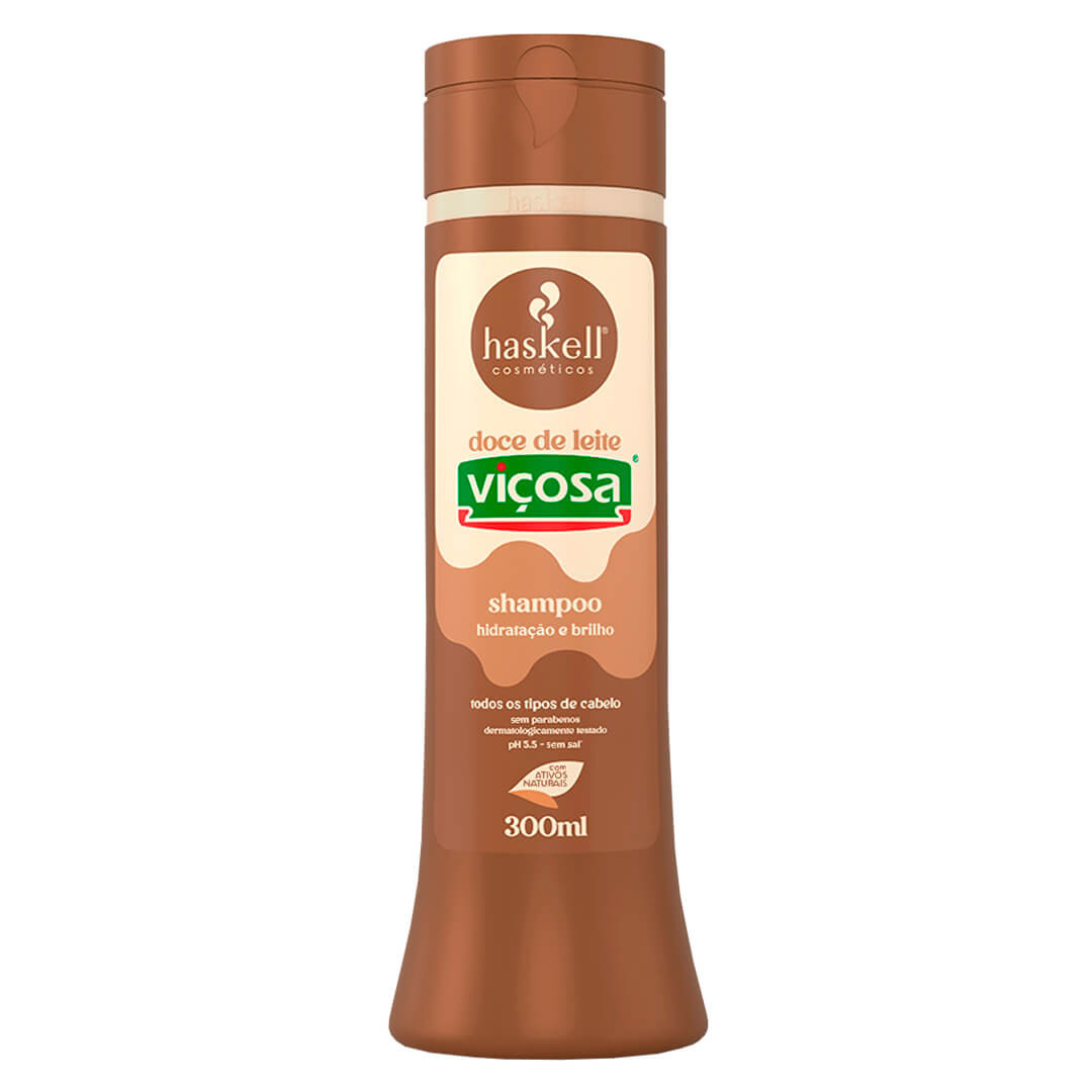 Shampoo Hidratação & Brilho Doce de Leite Viçosa Haskell 300ml